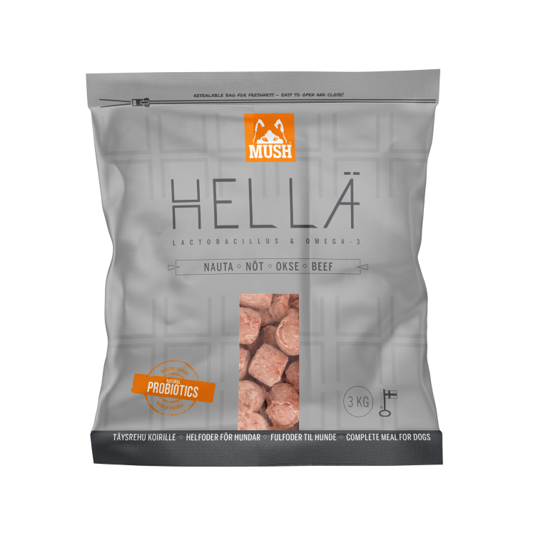 Hundemat barf hellä