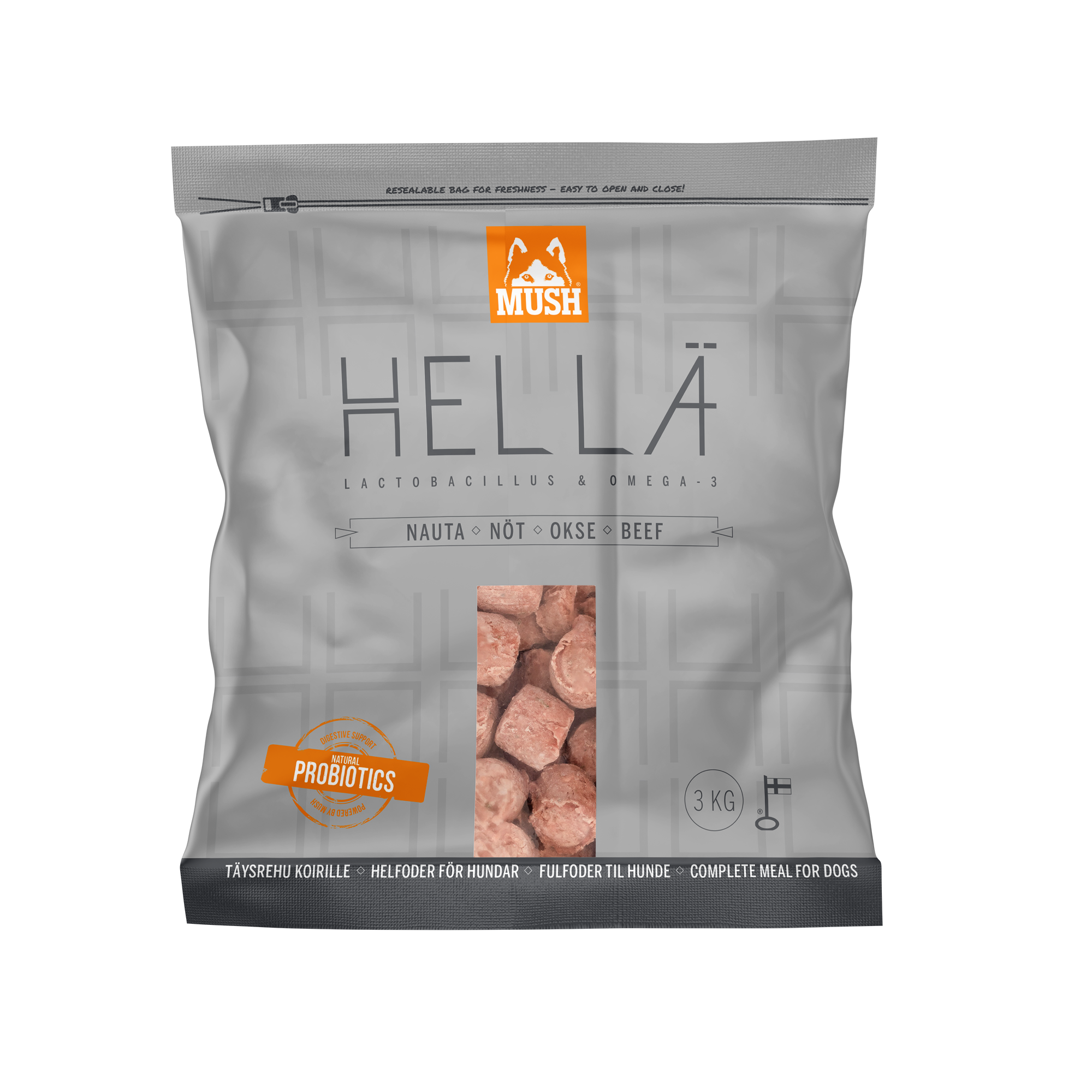 Hundemat barf hellä